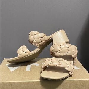Dolce Vita Braided Cream Mules